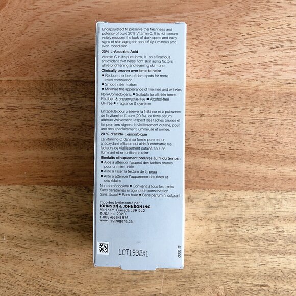 Neutrogena Rapid Tone Repair 20% Vitamin C Serum Capsules Brightening Dark spots - Picture 3 of 6